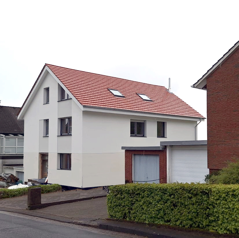 Umbau und Neugestaltung Haus S, Detmold, Außenansicht Straße
